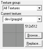 Current Texture / Browse / Replace