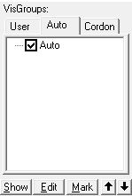 VisGroups: User / Auto / Cordon