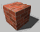 A cube made of bricks